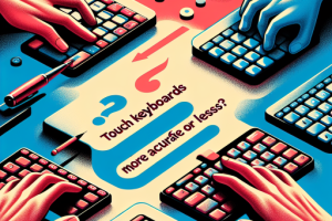 Los teclados táctiles: ¿más precisos o menos? Los teclados táctiles: ¿más precisos o menos?