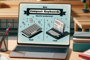 ¿Los teclados compactos son ideales para la productividad?